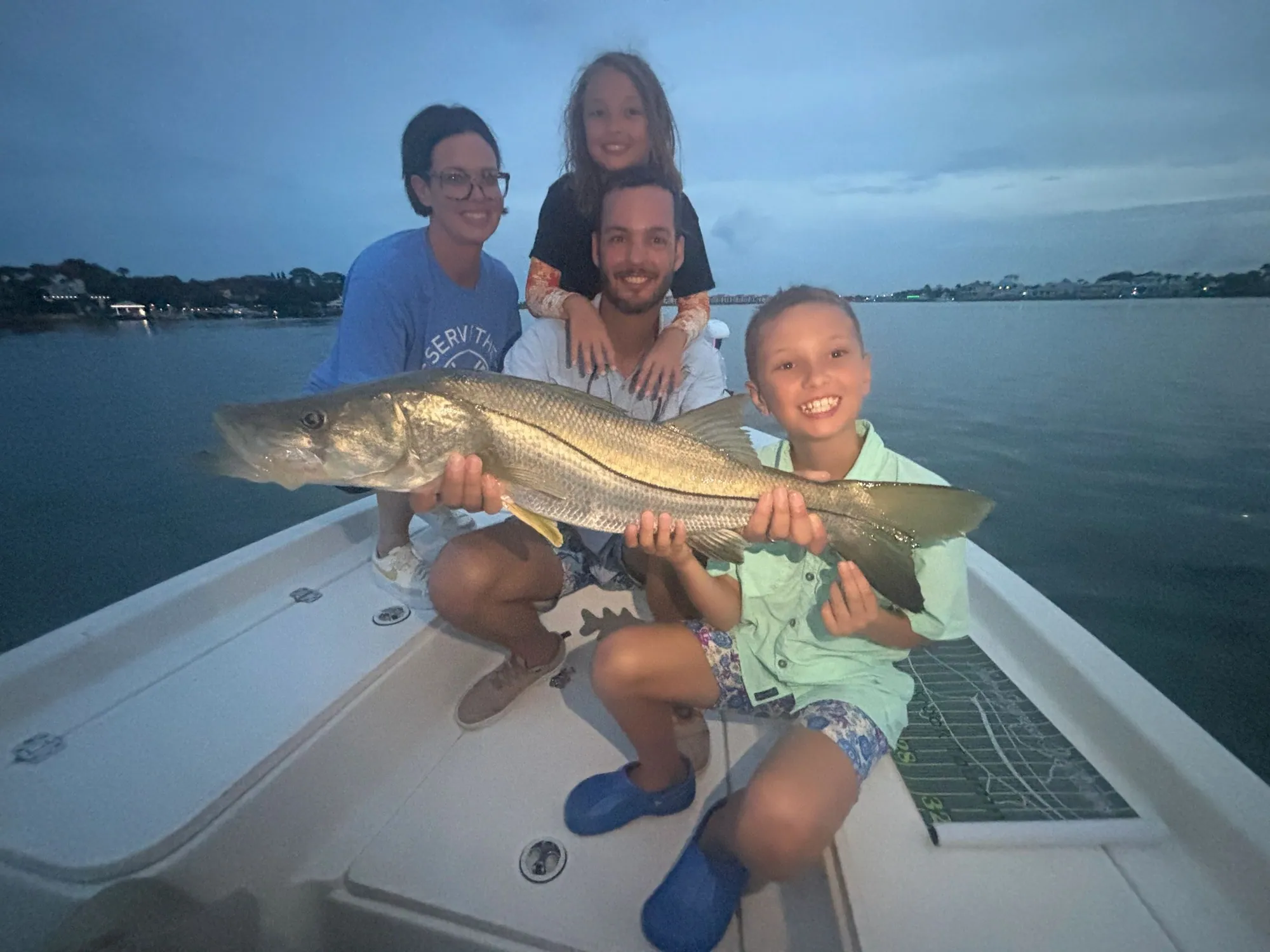 Charter client with a huge catch on the Mosquito Lagoon flats