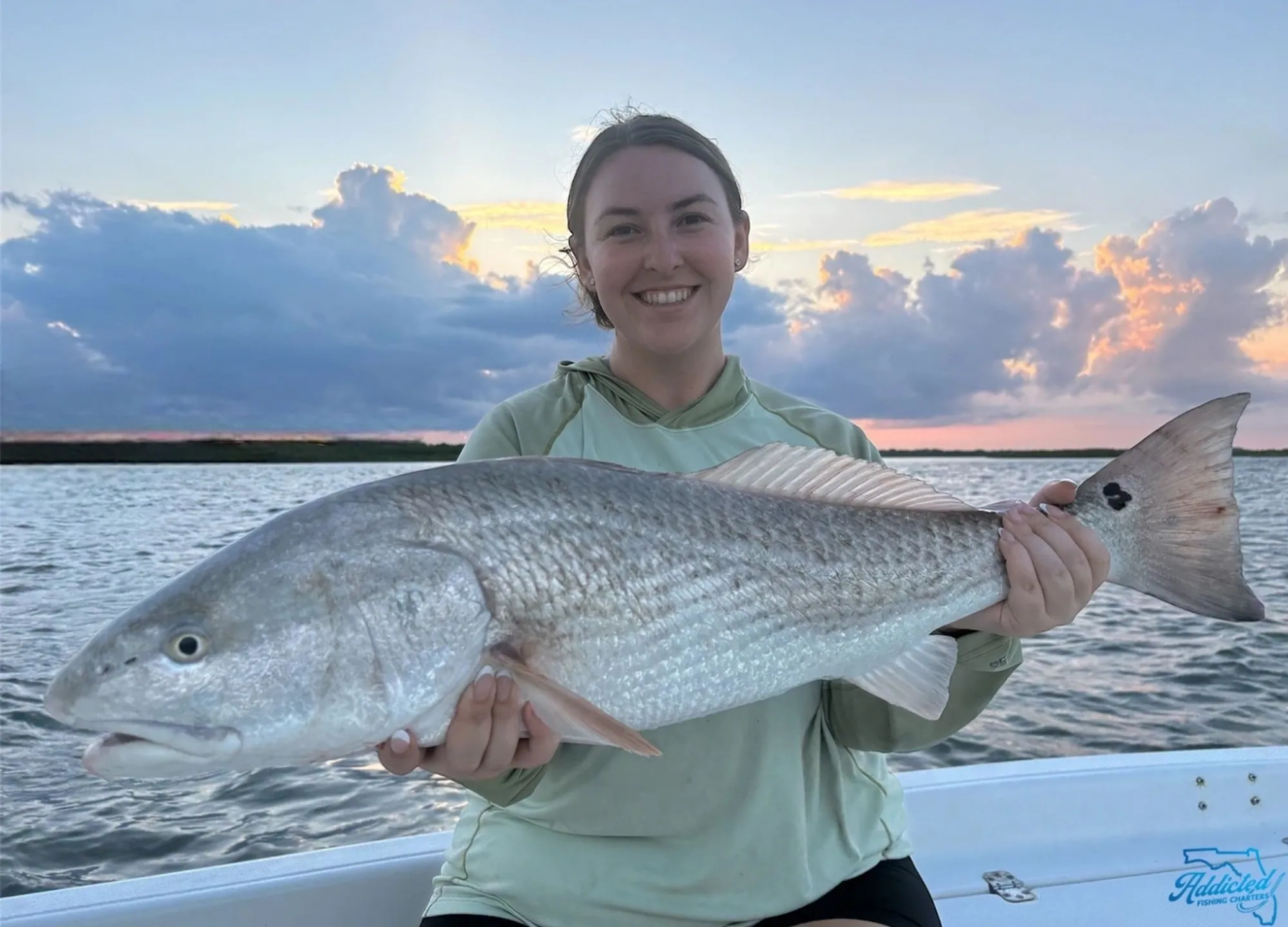 Client with a trophy redfish